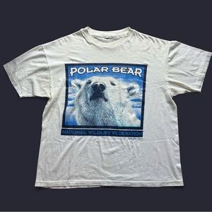 Vintage polar bear graphic tee